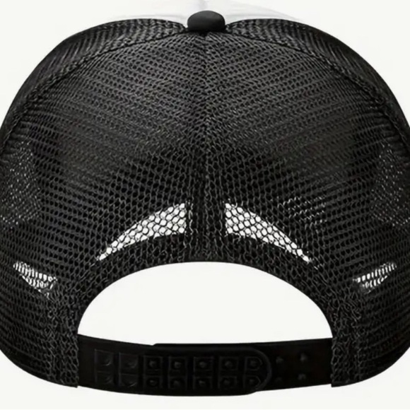 RED PRETTY BY NATURE TRUCKER BASEBALL HAT-CUSTOM MADE-NWT - Picture 3 of 3